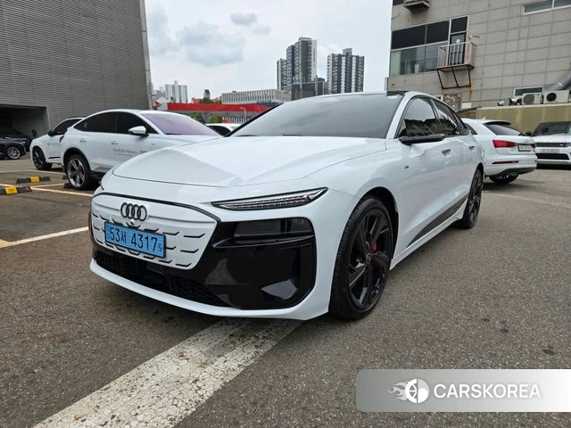 Audi A6 e-Tron 2025 Белый из Кореи