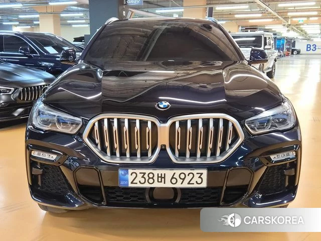 BMW X6 (G06) 2021 Синий из Кореи