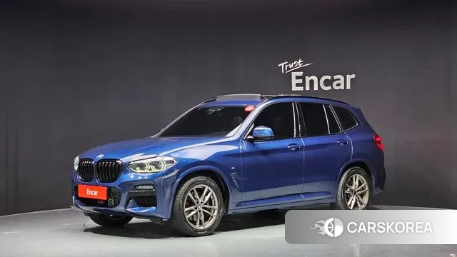 BMW X3 (G01) 2021 Синий из Кореи