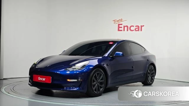 Tesla Model 3 2022 Синий из Кореи