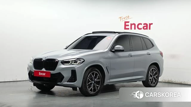 BMW X3 (G01) 2022 Серебристо-серый из Кореи