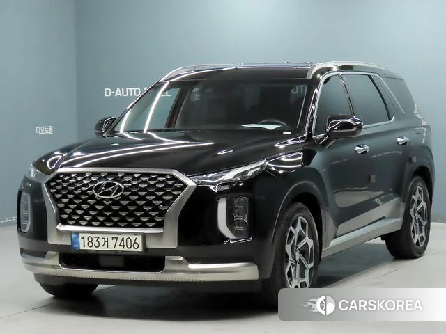 Hyundai Palisade 2021 Черный из Кореи