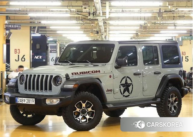 Jeep Wrangler (JL) 2023 Серебристо-серый из Кореи