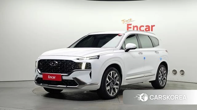 Hyundai The New Santa Fe 2022 Белый из Кореи