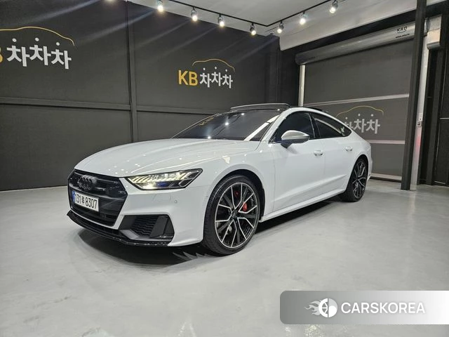 Audi S7 (4K) 2022 Белый из Кореи