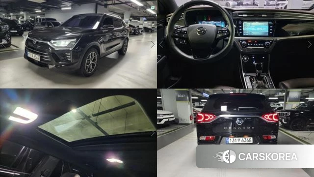 Ssangyong Beautiful Korando 2019 Черный из Кореи