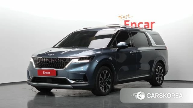 Kia Carnival 4th generation 2021 Небесно-голубой из Кореи