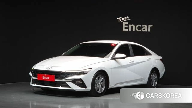 Hyundai The New Avante (CN7) 2023 Белый из Кореи