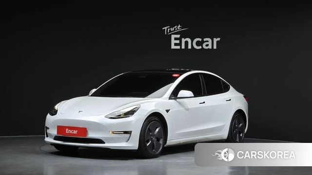Tesla Model 3 2022 Белый из Кореи