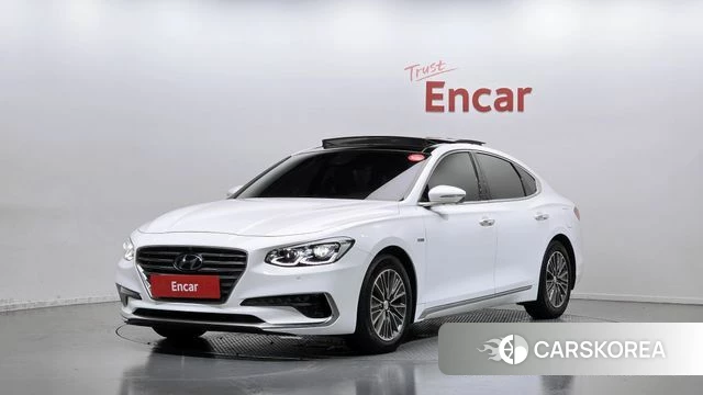 Hyundai Grandeur IG Hybrid 2019 Белый из Кореи