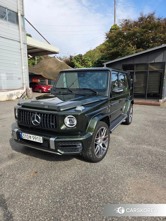Mercedes-Benz G-Class W463b 2023 Темно-зеленый из Кореи