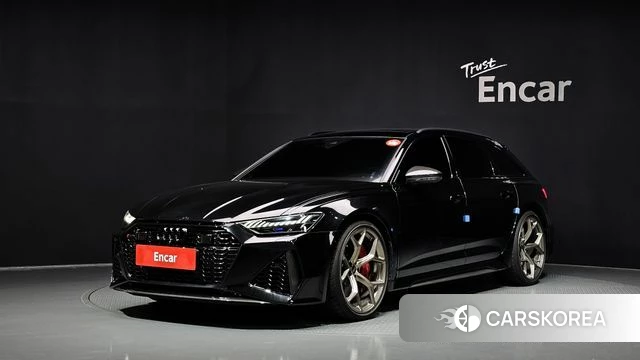 Audi RS6 (C8) 2025 Черный из Кореи