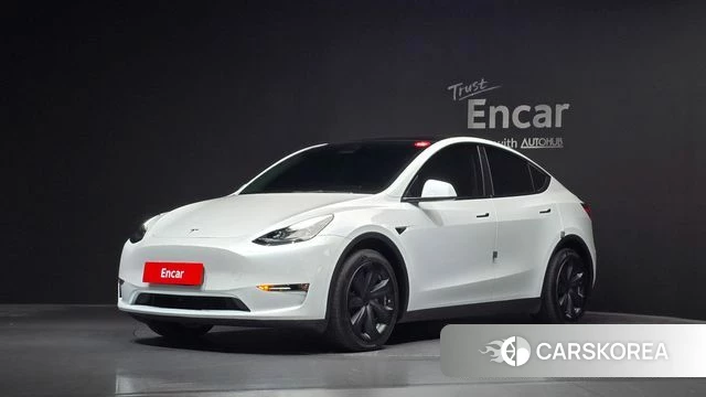 Tesla Model Y 2022 Белый из Кореи