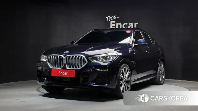 BMW X6 (G06) 2021 Черный из Кореи