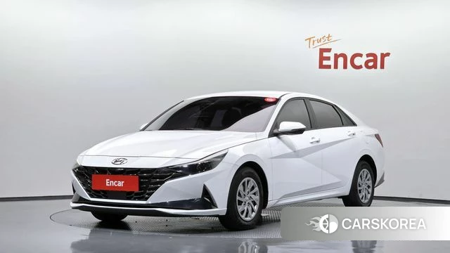 Hyundai Avante (CN7) 2021 Белый из Кореи