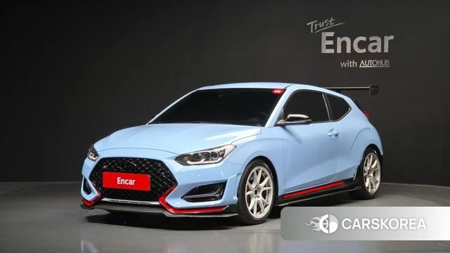 Hyundai Veloster (JS) 2019 Небесно-голубой из Кореи