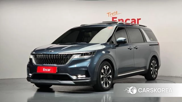 Kia Carnival 4th generation 2021 Небесно-голубой из Кореи
