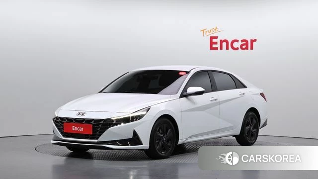Hyundai Avante (CN7) 2022 Белый из Кореи