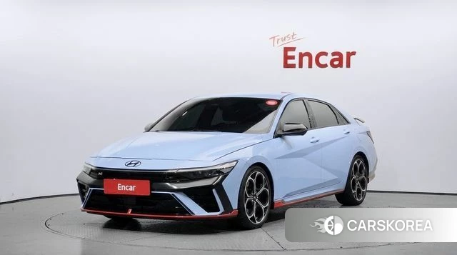Hyundai The New Avante (CN7) 2025 Небесно-голубой из Кореи