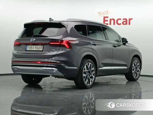 Hyundai The New Santa Fe 2021 Серый из Кореи