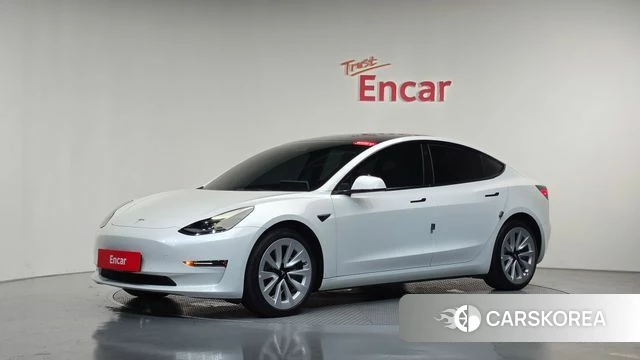 Tesla Model 3 2022 Белый из Кореи