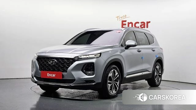 Hyundai Santa Fe TM 2018 Серебристо-серый из Кореи
