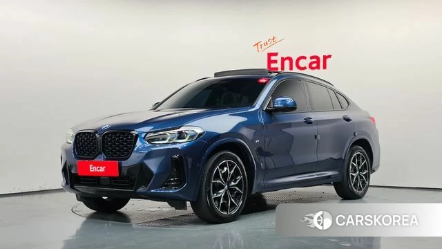 BMW X4 (G02) 2022 Синий из Кореи