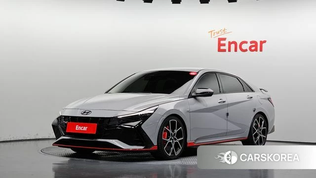 Hyundai Avante (CN7) 2021 Серебристо-серый из Кореи