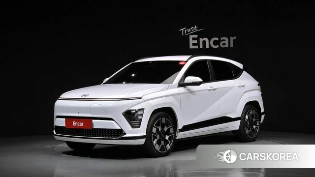 Hyundai Kona Electric (SX2) 2023 Белый из Кореи