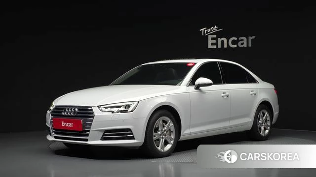 Audi A4 (B9) 2018 Белый из Кореи