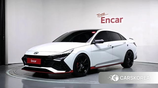 Hyundai Avante (CN7) 2022 Белый из Кореи