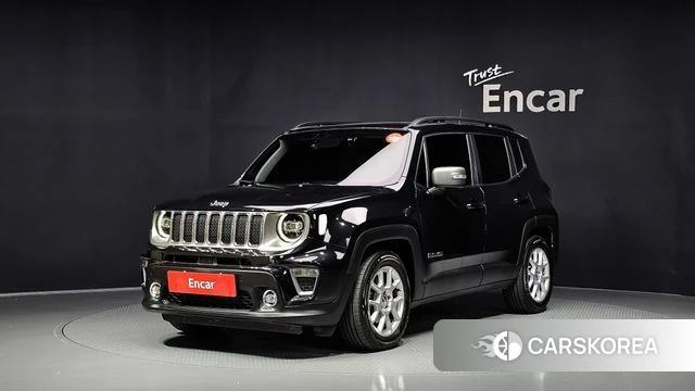 Jeep Renegade 2021 Черный из Кореи