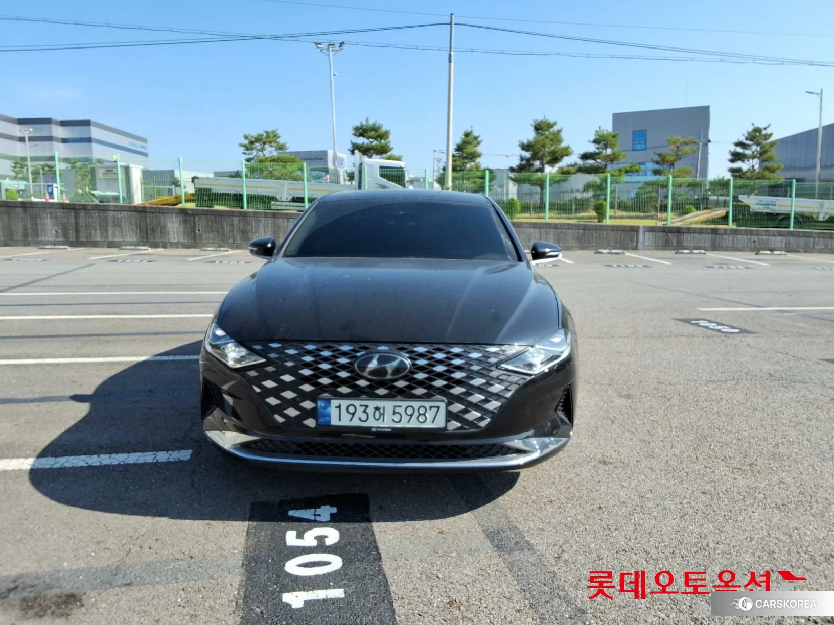 Hyundai Grandeur 2023 Midnight Black Pearl из Кореи