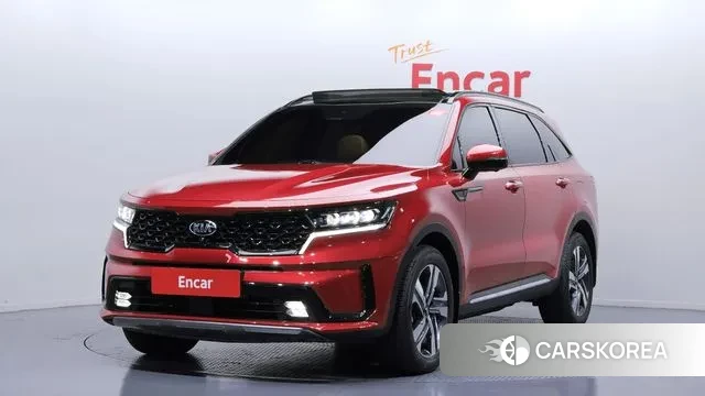 Kia Sorento 4th Generation 2021 Красный из Кореи
