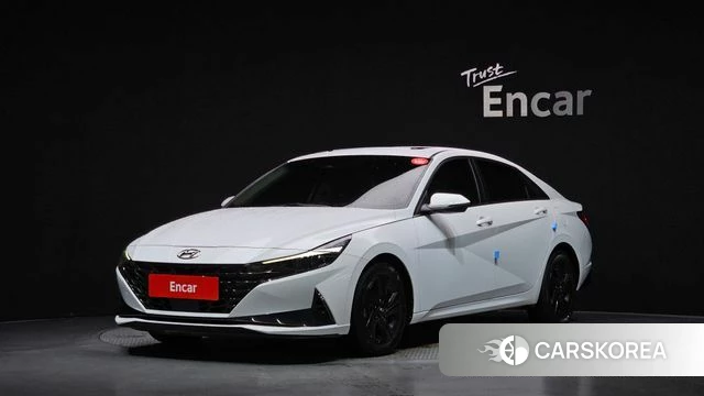 Hyundai Avante (CN7) 2021 Белый из Кореи