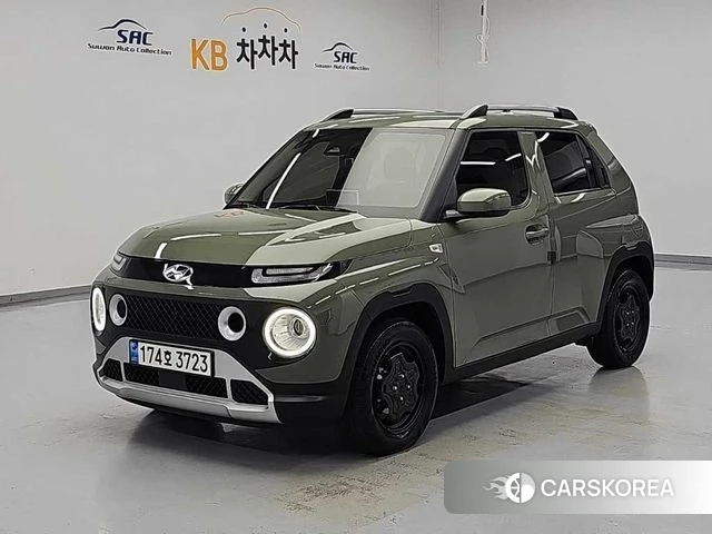 Hyundai Casper 2023 Светло-зеленый из Кореи