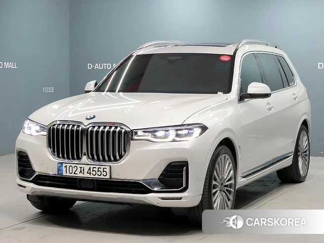 BMW X7 (G07) 2021 Белый из Кореи