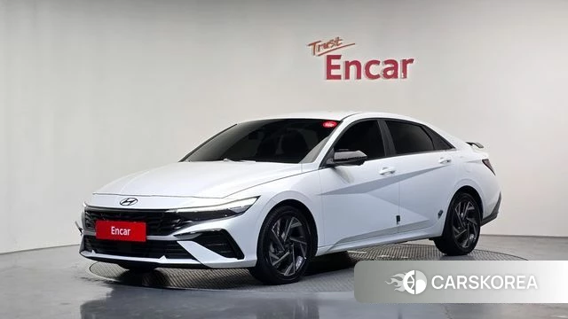 Hyundai The New Avante (CN7) 2024 Белый из Кореи