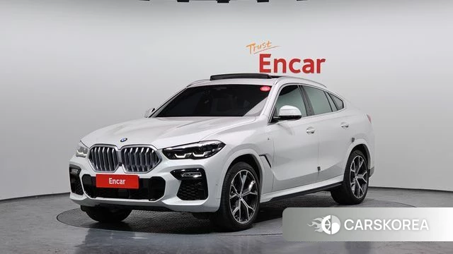 BMW X6 (G06) 2021 Белый из Кореи