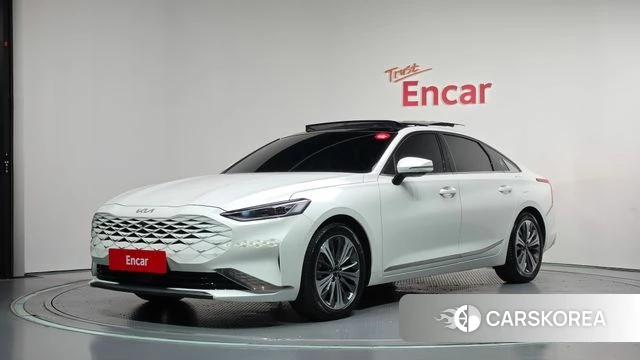 Kia K8 Hybrid 2023 Белый из Кореи