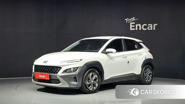 Hyundai The New Kona Hybrid 2021 Белый из Кореи