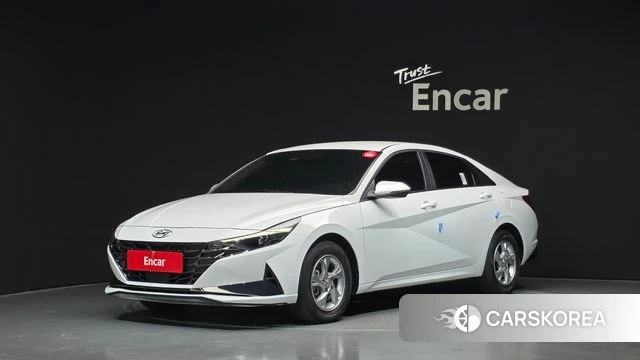 Hyundai Avante (CN7) 2022 Белый из Кореи