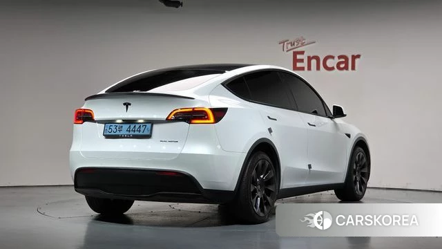 Tesla Model Y 2022 Белый из Кореи