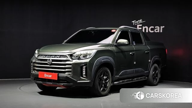 Ssangyong The New Rexton Sports Cannes 2021 Темно-зеленый из Кореи