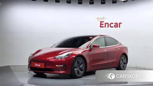 Tesla Model 3 2019 Красный из Кореи