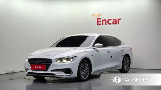 Hyundai Grandeur IG Hybrid 2018 Белый из Кореи