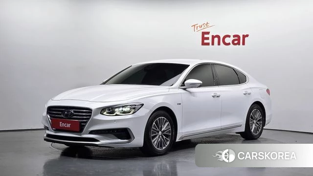 Hyundai Grandeur IG Hybrid 2018 Белый из Кореи