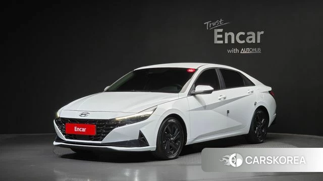 Hyundai Avante (CN7) 2021 Белый из Кореи