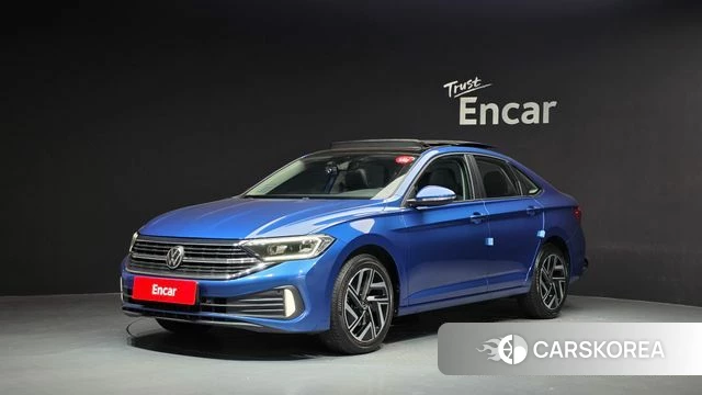 Volkswagen 7th Generation of Jetta 2023 Синий из Кореи