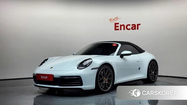 Porsche 911(992) 2020 Белый из Кореи